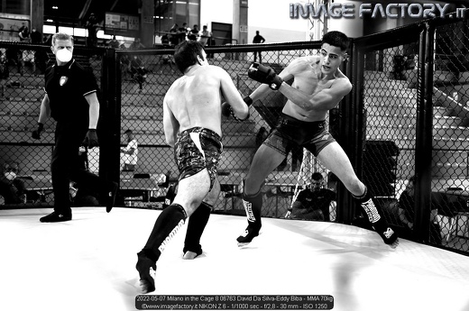 2022-05-07 Milano in the Cage 8 06763 David Da Silva-Eddy Biba - MMA 70kg